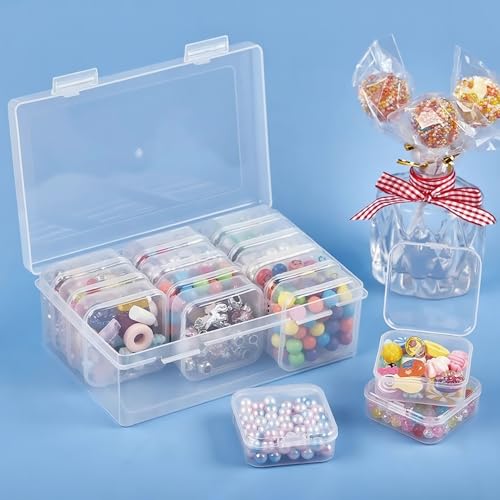 Plastic 15-Grid Storage Box Organizer for Jewelry, Beads, Crafts, Fishing Tackle, Small Parts