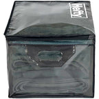 Hefty Large Flexible Tote with Breathable Mesh, Double Zipper, 2 Handles – Ideal for Moving or Clothes & Apparel Storage, Alternative to Plastic Bin, Organizer or Container – 2 Pack - size: 11 Gal - Standard