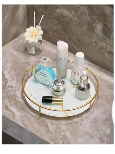 Gold Storage Rack, Bathroom Table Shelf, Perfume Tray, Beautiful Appearance, Super Capacity, Complete Your Daily Storage (QS-20-1) (QS-21)