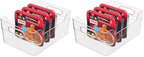 Oggi Cabinet / Drawer High Wall Storage Bin (12" x 8.75" x 5") (Pack of 2) - size: 12" x 8.75" x 5" (Pack of 2)