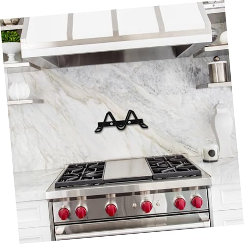Rv Kitchen Organizer Pot Lid Rack with Cutting Board Holder - Wall Mounted 2-Tier Wire Storage Rack for Cabinet Doors Space Saving Pan Lid and Utensil Organizer