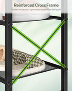 CHOEZON Shoe Rack, 3-Tier Shoe Rack for Closet, Metal Shoe Storage Organizer, Shoe Rack for Entryway, Shoe Shelf with Adjustable Feets, for Entryway, Hallway, Living Room, Bedroom, Black TXJ13BB - size: 30"L x 10.4"W x 22.6"H