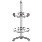 simplehuman Corner Shower Caddy, Stainless Steel and Anodized Aluminum - style: Corner