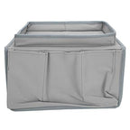 Shanrya Sofa Armrest Organizer Caddy, 4 Pockets Couch Armchair Caddy TV Gray