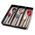 madesmart Classic Utensil Tray - Granite | CLASSIC COLLECTION | 3-Compartments | Kitchen Organizer | Non-slip Lining and Rubber Feet | Easy to Clean | BPA-Free Large