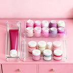 Criusia Large Drawer Organizer Bins 26 Pack | Complete 5 Size Clear Plastic Kitchen Drawer Organizers for Utensils | Bathroom Drawer Organizer Trays | Versatile for Makeup Office Organization - size: 26 Pack
