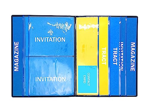 Ministry Organizer - Field Service Organizer - JW Magazine Holder - Field Service Portfolio - Pioneer (Blue) - color: Blue
