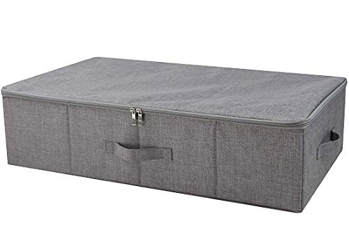iwill CREATE PRO Under Bed Storage Container, Underbed Shoe Storage Organizer Box with Lid,Dark Gray - color: Dark Gray,1pc, size: 27.5*15.7*7"