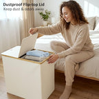 efluky Laundry Hamper with Lid, Double Laundry Hamper with 2 Removable Bags, 2 Section Laundry Basket with Bamboo Handles for Bathroom, Bedroom & Laundry Room, 140L (36.9 Gallon) Beige - color: Beige, size: 140L Dual