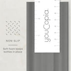 YouCopia SpiceLiner Spice Rack Drawer Organizer (Universal Fit 10’ Roll),Gray - color: Gray