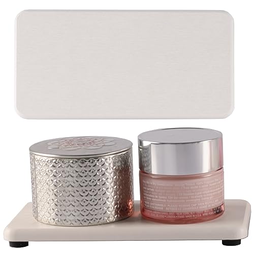 NiuYichee 2 Pcs Water Absorbing Stone Trays, Kitchen/Bathroom Sink Soap Dish, Diatomite Tray Used for Hand Soap & Cosmetic Bottles in The Modern Home, 3.15" W x 6.3" L, White - color: White, size: 6.3" x 3.15"