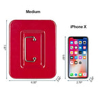 Kyodoled Medium Cash Box with Money Tray,Small Safe Lock Box with Key,Cash Drawer,7.87"x 6.30"x 3.54" Red Medium - color: Red, size: Medium