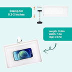 Clip-on Drawer organizers, desk organizer,can be clipped around the table to store small items. (White - Big) - style: White - Big