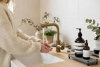 Premium Sink Caddy - Solid Grey Water-Aborbing Diatamaceous Earth Tray for Sink, Elevated Stainless Steel Legs, Non-Toxic, Fast-Drying, Kitchen or Bathroom (Lake Stone) - color: Lake Stone