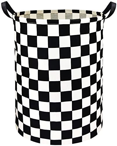 Boys Laundry Basket hamper Kids Hamper Car Toy Organizer Bins for Room Decor,Gift Basket for Bedroom(Racing Flag) - color: Racing Flag