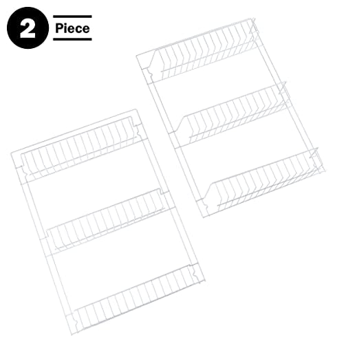 Over the Door Organizer - 6-Tier Adjustable Pantry Shelves and Rack for Kitchen Organization - Organization and Storage by Lavish Home (White) - style: 6-TIER ADJUSTABLE