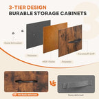 Sweetcrispy 10 Drawer Fabric Dresser Storage Tower with Bins, Tall Chest Organizer for Bedroom Closet Hallway, Steel Frame Wood Top Easy Pull Handles,Black-Brown - color: Black-brown(10 Drawer )