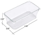 Masirs Clear Drawer Organizer - Easily Organize and Customize the Layout of Drawers. Great for Office Desk, Utensils, Cosmetics and Makeup. (8-Piece Set) - size: 8-Piece Set