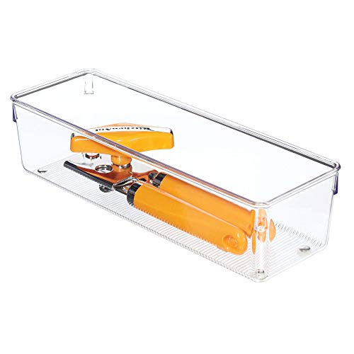 iDesign - 52930 EMW6134167, Medium, Clear - size: 4 x 12 x 3, style: Pack of 1