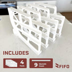 FIFO Can Tracker 3-Pack - 3-Tier Rotating Food Can Organizer for Pantry, Expandable Soda Can Storage for Kitchen, Holds 54 Cans of Food or Soda - size: 3 Pack, style: 54 can
