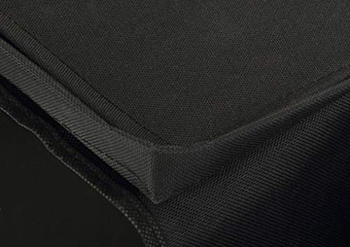 Couch Sofa Armrest Organiser with Cup Holder Tray Chair TV Remote Holder Bedside Storage Pocket Bag for Cellphone Tablet Notepad Book Magazines DVD Eyewears Drinker Snacks Holder Pouch - color: Black (with top tray)