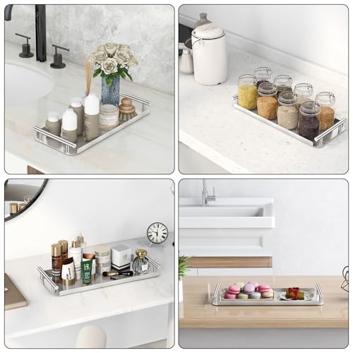 FEILERN Toilet Paper Basket,Toilet Paper Storage for Toilet Tank, Bathroom, Kitchen Counter (Silver) - color: Silver