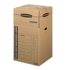Bankers Box Tall Wardrobe Box 3 Pack, Tape-Free Design, 24" x 24"x 40"(7710501) - style: Tape-Free Large