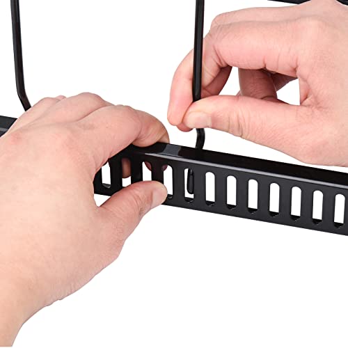 Toplife 10+ Bakeware Organizer Rack for Kitchen Bakeware, Cookware, Dinnerware, Cutting Boards, Plates, Pot and Pan Lids (Black) - color: Black, size: Bakeware Organizer
