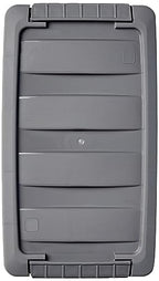 Amazon Basics Plastic Storage Containers with Secure Latching Lids, Stackable Organization Bins for Organizing, Clear/Grey, 5 Quart, Set of 10 - size: 5 Qt. - 10 Pack