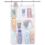Lifewit Cruise Essentials Shower Caddy Must-Have, 7 Pockets Hanging Bathroom Organizer with Quick-Dry Mesh, Portable Shower Bag to Storage Soap, Shampoo, for RVing, Travel, Camping, White, 1 Pack - size: 17" x 25.6"