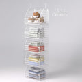 PUPPYCUTE Hanging Closet Organizer and Storage, Clothes Hanging Shelves Wire Baskets for Clothing Sweaters Purse Handbags Shoes White 5 Tier - size: For closet-5 pcs