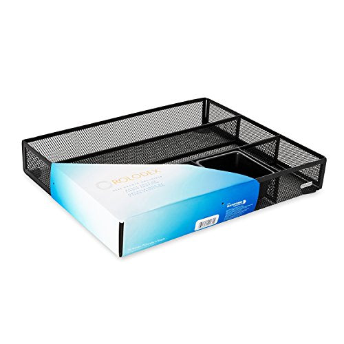 Rolodex Mesh Collection Drawer Organizer Black (22131)