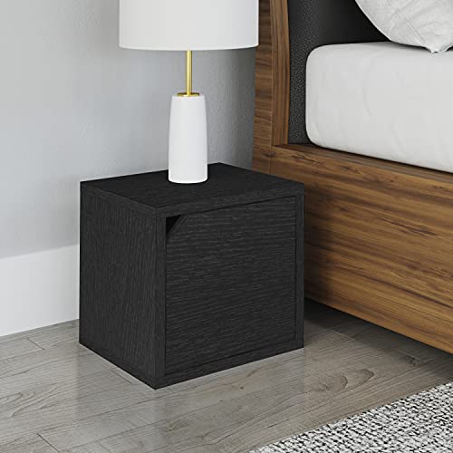 Way Basics Closet Organizer and Storage - Modular Connect Door Cube (Tool-free Assembly), Black - color: Black