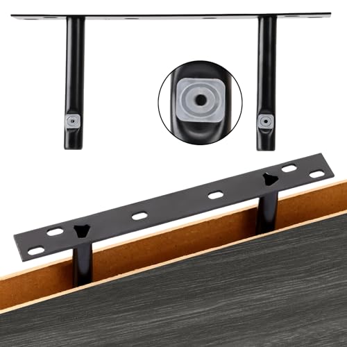 Fixwal 15.8in Floating Shelves, Rustic Wood Finish Wall Shelves Set of 4, Shelves for Wall Decor, with Invisible Brackets for Bathroom, Living Room,Bedroom and Kitchen(Gray) - color: Grey