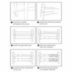 Under Sink Organizers and Storage, 2 Tier 20.9"-34.6" Expandable Length with 3 Removable Baskets and 3 Removable Panels Expandable Shelf for Cupboard,Kitchen,Bathroom, Black