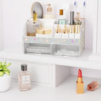 COMFYROOM Makeup Organizer, Bathroom Organizer (Bling White) - color: Bling White