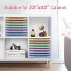 SONGWAY 12x12 Paper Storage Organizer - 13 Tier Desk File Organizer with Adjustable Shelves, Letter Mail Tray, 12x12 Stackable Scrapbook Paper Storage Cube for Home Office Classroom