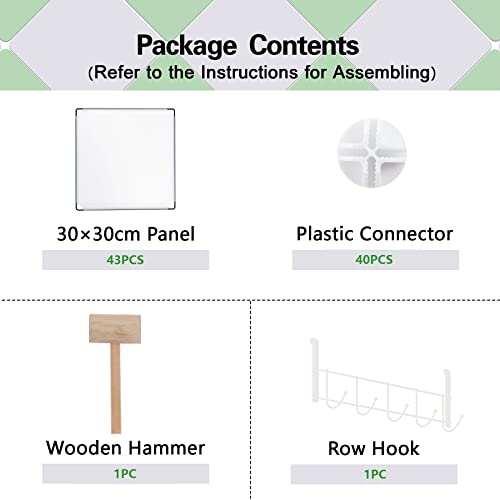 C&AHOME Cube Storage Organizer, 12-Cube Shelves Units, Closet Cabinet, DIY Plastic Modular Book Shelf, Ideal for Bedroom, Living Room, Office, 36.6" L x 12.4" W x 48.4" H Milky UPCS12M - color: Milky