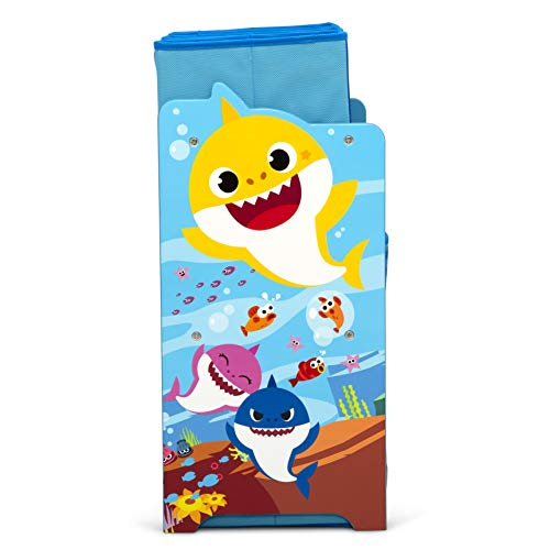 Baby Shark Design & Store 6 Bin Toy Storage Organizer by Delta Children - color: Baby Shark