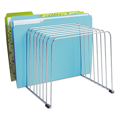 Fellowes Desktop Organizer, 11 Sections, 9" x 11.375" x 8", Wire, Silver (72012) | (72012) - size: 1 Count (Pack of 1)