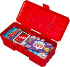Akro-Mils 12-Inch ProBox Plastic Toolbox for Tools, Hobby or Craft Storage Toolbox, Model 09912, (12-Inch x 5-1/2-Inch x 4-Inch), Red