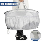 Collapsible Laundry Baskets, Upgrade Pop Up Laundry Hamper with Convenient Bags, Foldable Laundry Basket Mesh Light Weight, Easy to Carry Clothes Hampers for Laundry, Dorm, Toys, Travel Grey - color: Grey