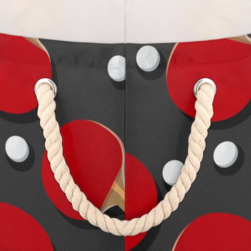Pardick Large Round Storage Basket Sport Pingpong Ball Collapsible Circle Storage Bin Basket Laundry Hamper With Handle for Kids Boy Girls Toy Bedroom Living Room Nursery Room Decor Storage Organizer - color: Print 1