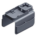 Silicone Sofa Armrest Tray Featuring Drink Holder and Side Pockets for Remote Phone and Snacks Storage Sofa Arm Tray Arm Organizers - color: High grade gray