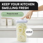 Bop Top Airtight Food Storage Containers with Lid 13.5 Cups / 108 oz | Kitchen Canister Sets | Air Tight Pantry Container | Pop Top Dry Food Storage Containers for Snacks, Sugar, Flour, Baking, Pasta - color: 108 oz