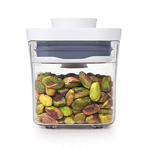 OXO Good Grips POP Container - Slim Rectangle Mini 0.4 Qt - color: White, size: 0.4 Qt - Rectangle