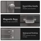 TaoHFE Grey Bathroom Cabinet,Bathroom Wall Cabinet with 2 Door Adjustable Shelves,Over The Toilet Storage Cabinet,Bathroom Cabinet Wall Mounted,Medicine Cabinets for Laundry Room Kitchen - color: Grey