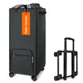 Bukere Extra Large 2 in 1 Rolling Laundry Basket with Wheels, 110L Freestanding Collapsible Laundry Hamper Bag with Removable Wheeled Cart for Clothes Storage College Dorm Apartment Laundry Room