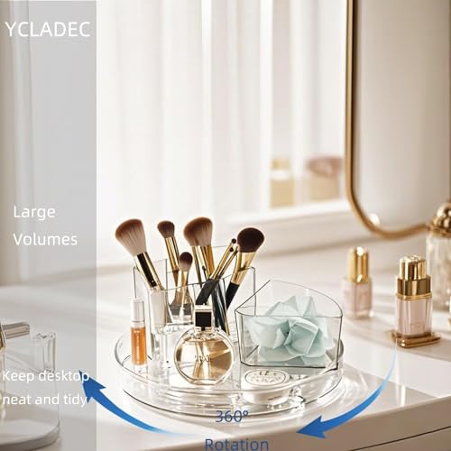 4 Pack Lazy Susan 9.2" Inch Turntable Organizer Pantry Organization and Storage Container Bins Spice Rack Cabinet Rotating Condiment for Pantry Kitchen Vanity Bathroom Jewelry Holder Clear - size: 9.25 inch 4Pack