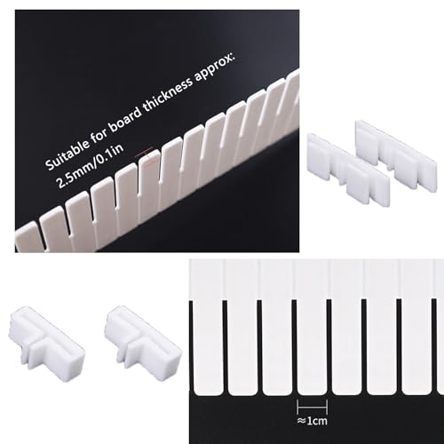 22 Pack Drawer Divider Clips Holder Plastic Mount Fixing Buckle Corner Angle Cross Connector Ends for Drawer Organizer Partition Grid Plates Separators Rail Box Installation (4 Types)